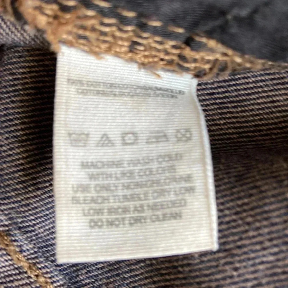 Free People| Striped Jeans Shorts - Picture 7 of 8